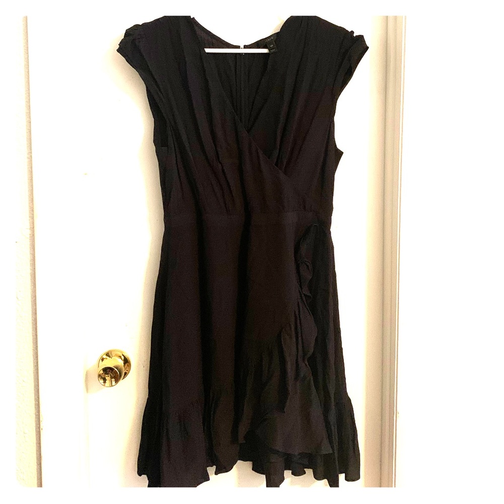 Faux wrap dress